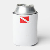 De T - shirts van het Duim van de groef SCUBA van  Blikjeskoeler (Blikje Voorkant)