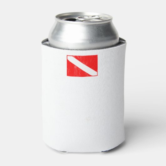 De T - shirts van het Duim van de groef SCUBA van  Blikjeskoeler (Blikje Voorkant)