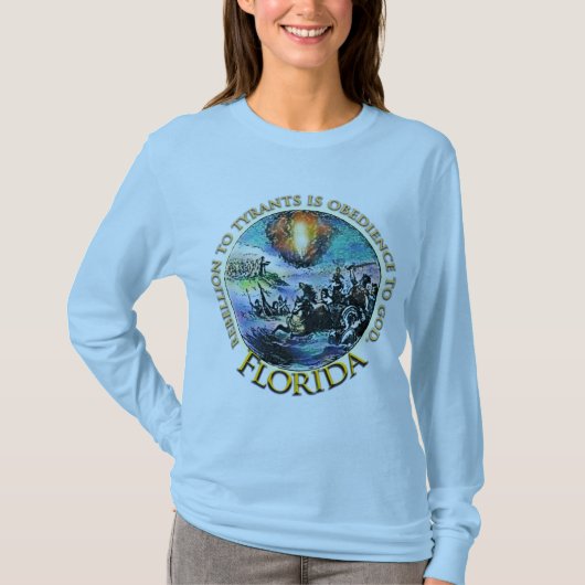 De t-shirts van het Theekransje van Florida (Voorkant)