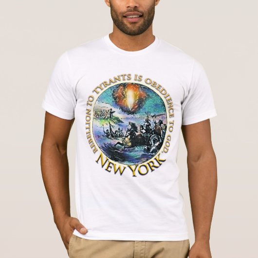 De t-shirts van het Theekransje van New York (Voorkant)