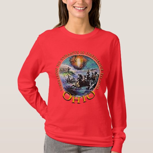 De t-shirts van het Theekransje van Ohio (Voorkant)