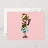 De T-shirts van Messy en geschenken Briefkaart (Voorkant / Achterkant)