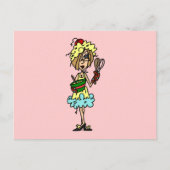 De T-shirts van Messy en geschenken Briefkaart (Voorkant)