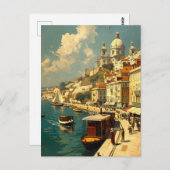 De Taag van Lissabon:  riviercharme Briefkaart (Voorkant / Achterkant)