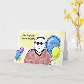 De taaie Kaart van de Kerel van de "Gelukkige (Gele Bloem)