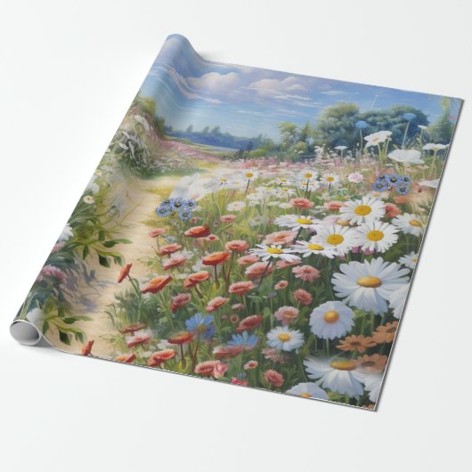de Taal der Bloemen Cadeaupapier (Uitgerold)