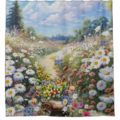 de Taal der Bloemen Douchegordijn (Voorkant)