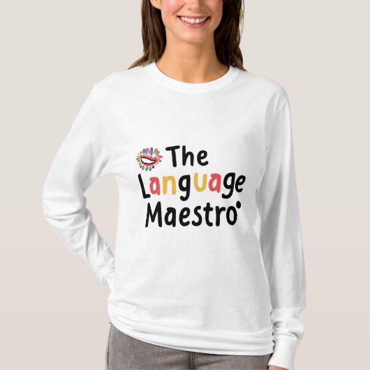 De Taal Meester T-shirt (Voorkant)