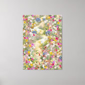 de taal van bloemen canvas afdruk (Voorkant)