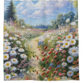 de taal van bloemen douchegordijn (Voorkant)