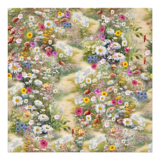 de taal van bloemen foto afdruk (Voorkant)