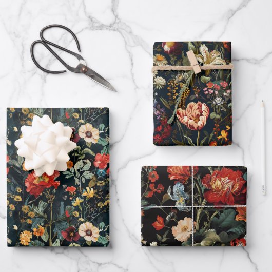 De taal van bloemen III Inpakpapier Vel (Voorkant)