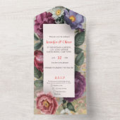 De taal van bloemen in één uitnodiging (Binnen)