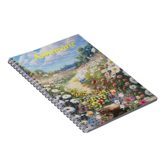 de taal van bloemen notitieboek (Rechterzijde)