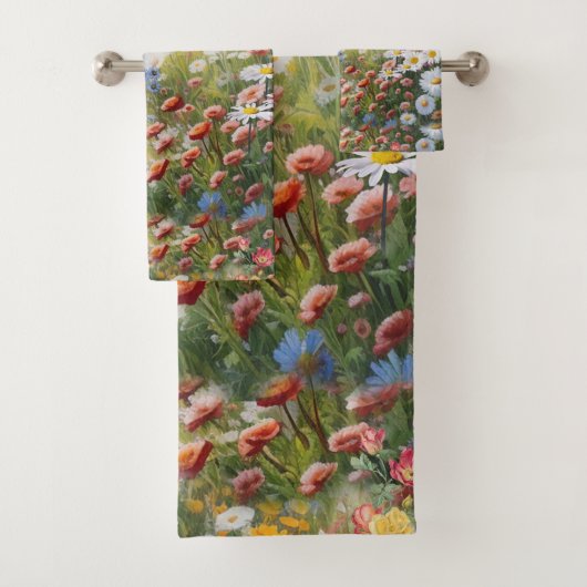 De taal van de bloemen bad handdoek (Insitu)