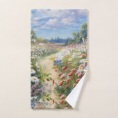 De taal van de bloemen bad handdoek (Handdoek)
