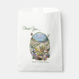 De taal van de bloemen bedankzakje