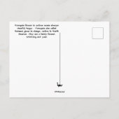 de taal van de bloemen : Coreopsis Briefkaart (Achterkant)