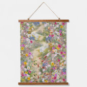De taal van de bloemen hangend wandkleed (Voorkant)