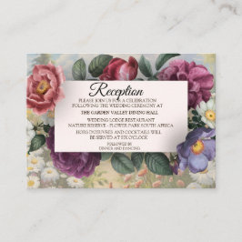 De taal van de bloemen informatiekaartje