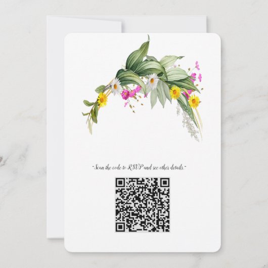 De taal van de bloemen kaart (Achterkant)