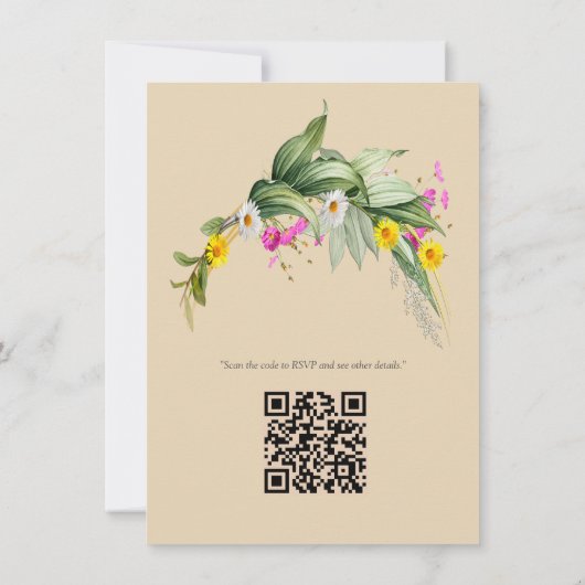 De taal van de bloemen kaart (Achterkant)