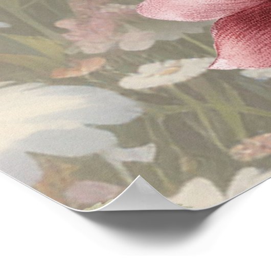 De taal van de bloemen poster (Hoek)