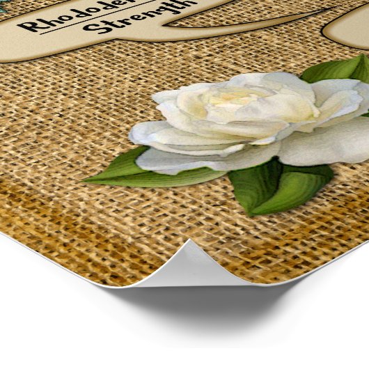 De taal van de bloemen poster (Hoek)