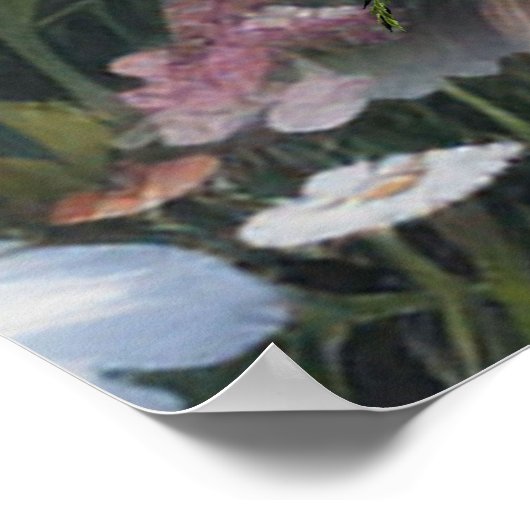 De taal van de bloemen poster (Hoek)