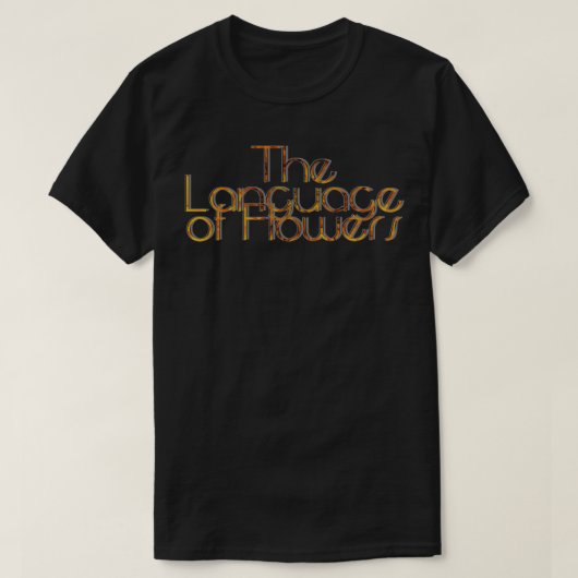De taal van de bloemen t-shirt (Design voorkant)