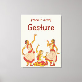 De taal van de genade canvas afdruk