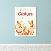 De taal van de genade canvas afdruk (Insitu (Houten vloer))