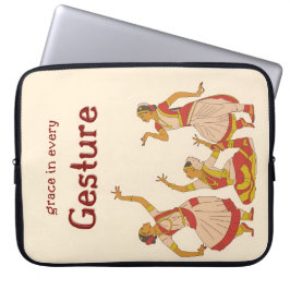 De taal van de genade laptop sleeve