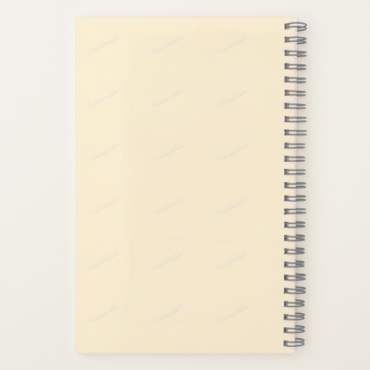 De taal van de genade notitieboek (Achterkant)