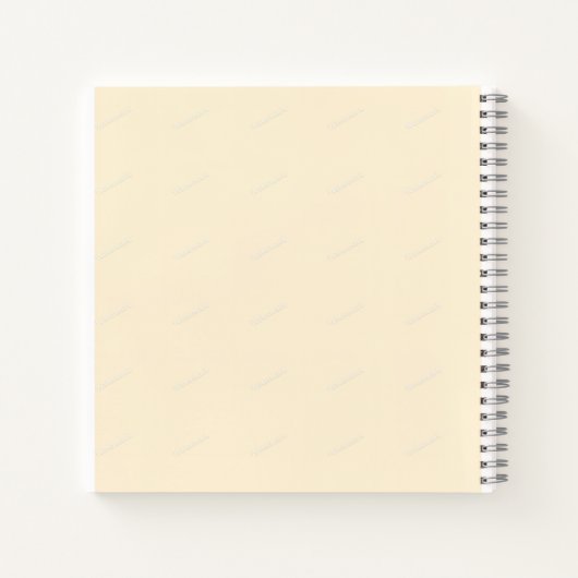 De taal van de genade notitieboek (Achterkant)