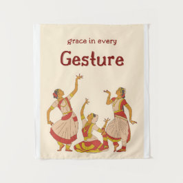 De taal van de genade wandkleed