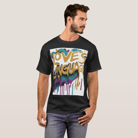 De taal van de liefde t-shirt (Voorkant volledig)