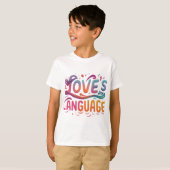 De taal van de liefde t-shirt (Voorkant volledig)
