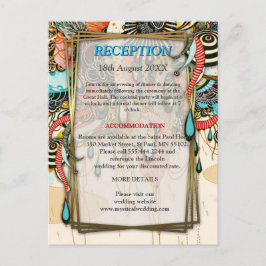 De taal van het licht - Doodling Art Aankondigingskaart