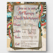 De taal van het licht - Doodling Art Fotoplaat (Voorkant)