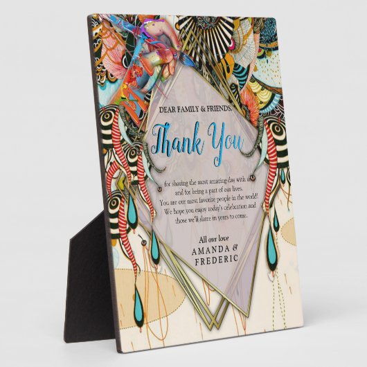 De taal van het licht - Doodling Art Fotoplaat (Zijkant)