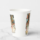 De taal van het licht - Doodling Art Papieren Bekers (Rechts)