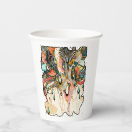 De taal van het licht - Doodling Art Papieren Bekers