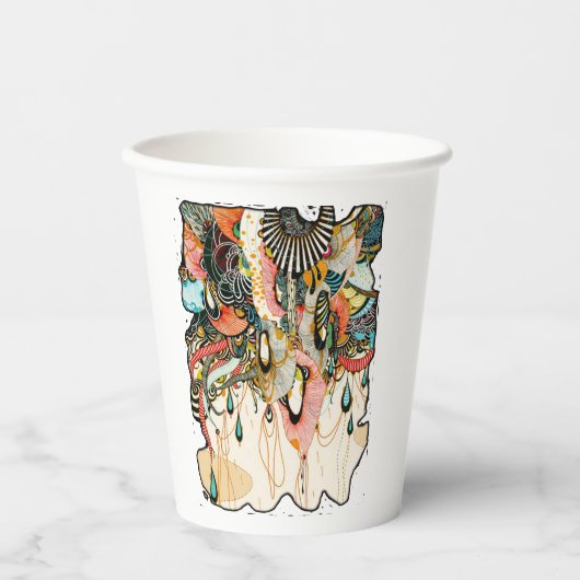 De taal van het licht - Doodling Art Papieren Bekers (Voorkant)