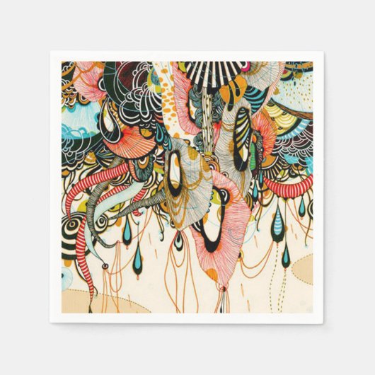 De taal van het licht - Doodling Art Servet (Voorkant)