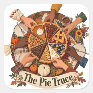De Taart Wapenstilstand Thanksgiving Sticker