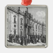 De tabaksfabriek in Sevilla Metalen Ornament (Voorkant)