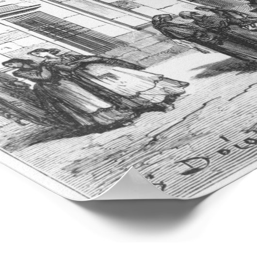 De tabaksfabriek in Sevilla Poster (Hoek)