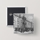 De tabaksfabriek in Sevilla Vierkante Button 5,1 Cm (Voorkant /achterkant)