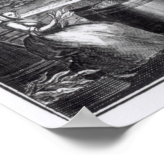 De tabaksfabriek in verschillende takken poster (Hoek)